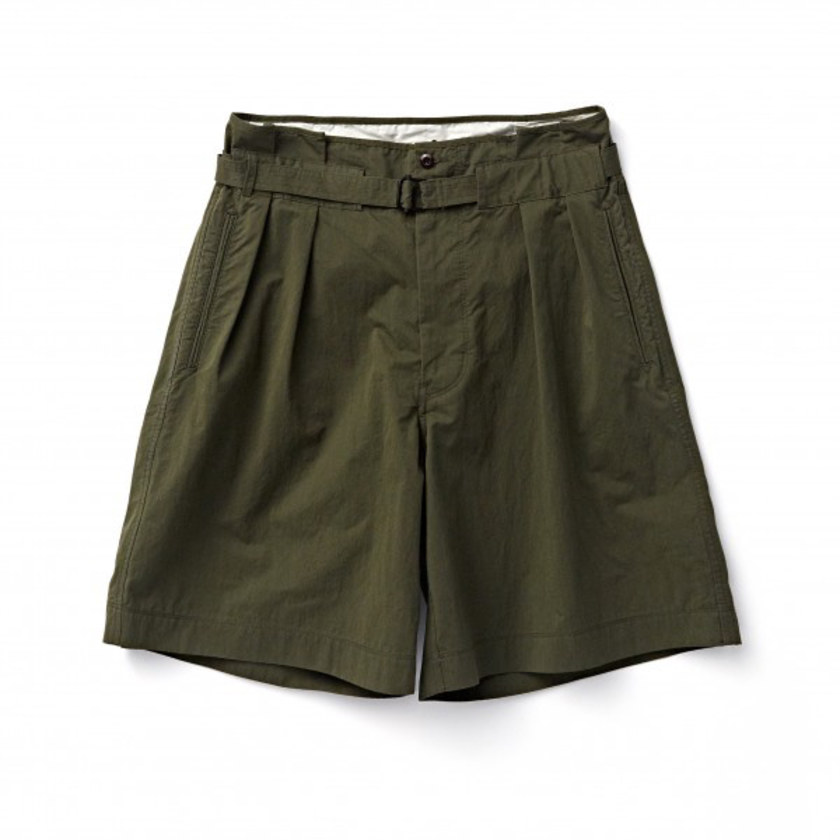 20SS EASTLOGUE TROPICAL WIDE SHORTS OLIVE TWILL
