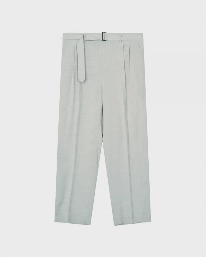21SS COOL BELTED PANTS DUSTY MINT