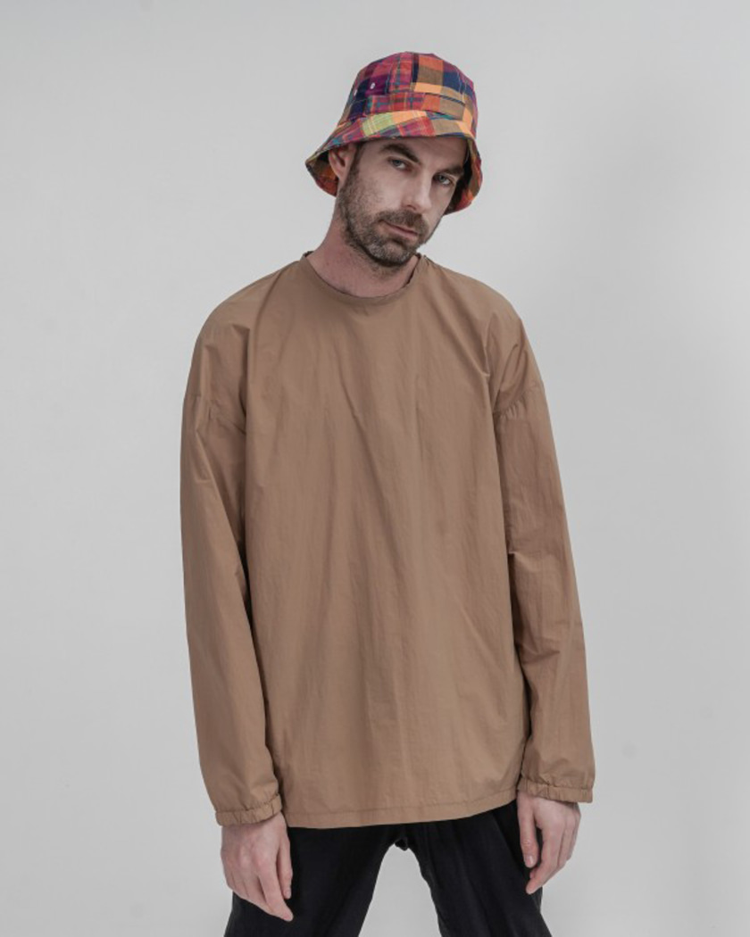 20SS GRAMICCI PACKABLE CAMP L/S TEE CHINO