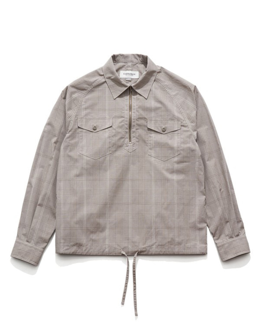 21FW EASTLOGUE SCOUT PULLOVER GREY CHECK