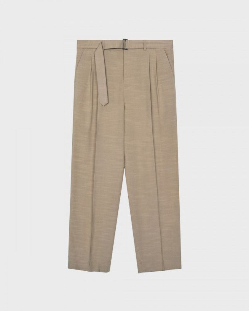 21SS COOL BELTED PANTS BEIGE