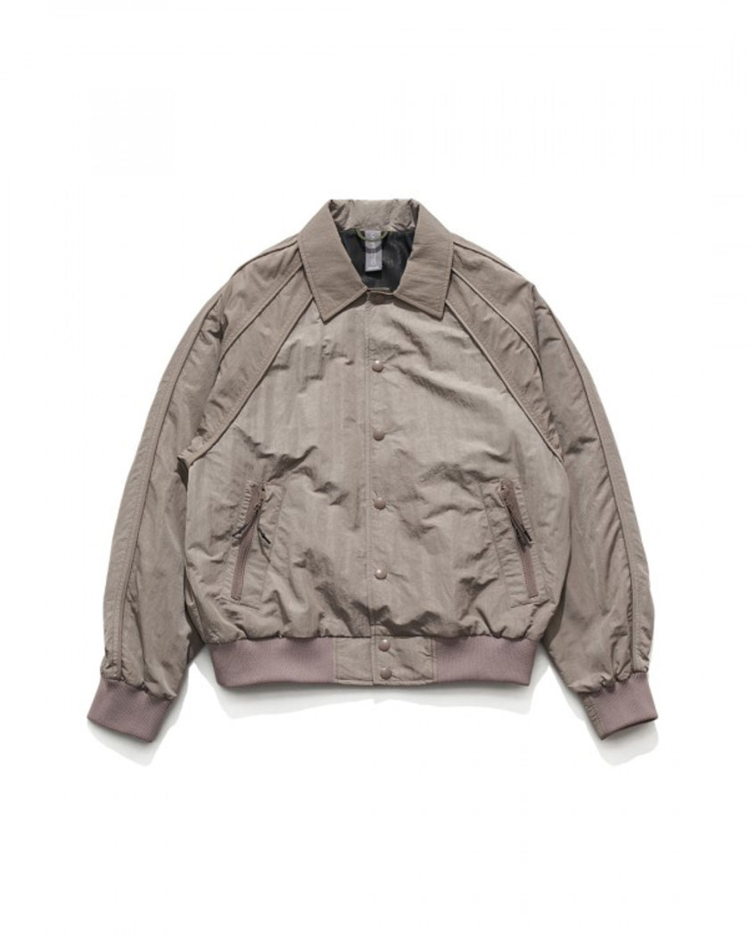 22SS UNAFFECTED VARSITY JACKET SAND