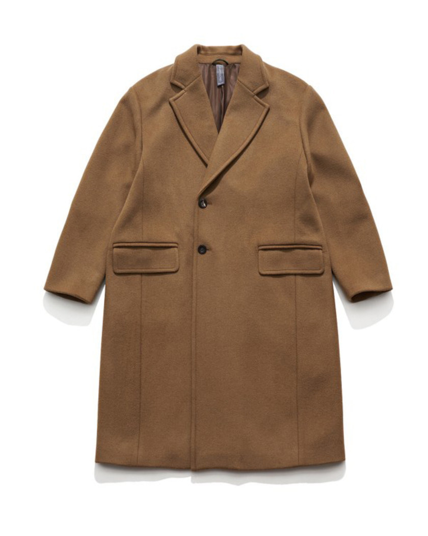 21FW UNAFFECTED OVERSIZED CHESTERFIELD COAT CAMEL