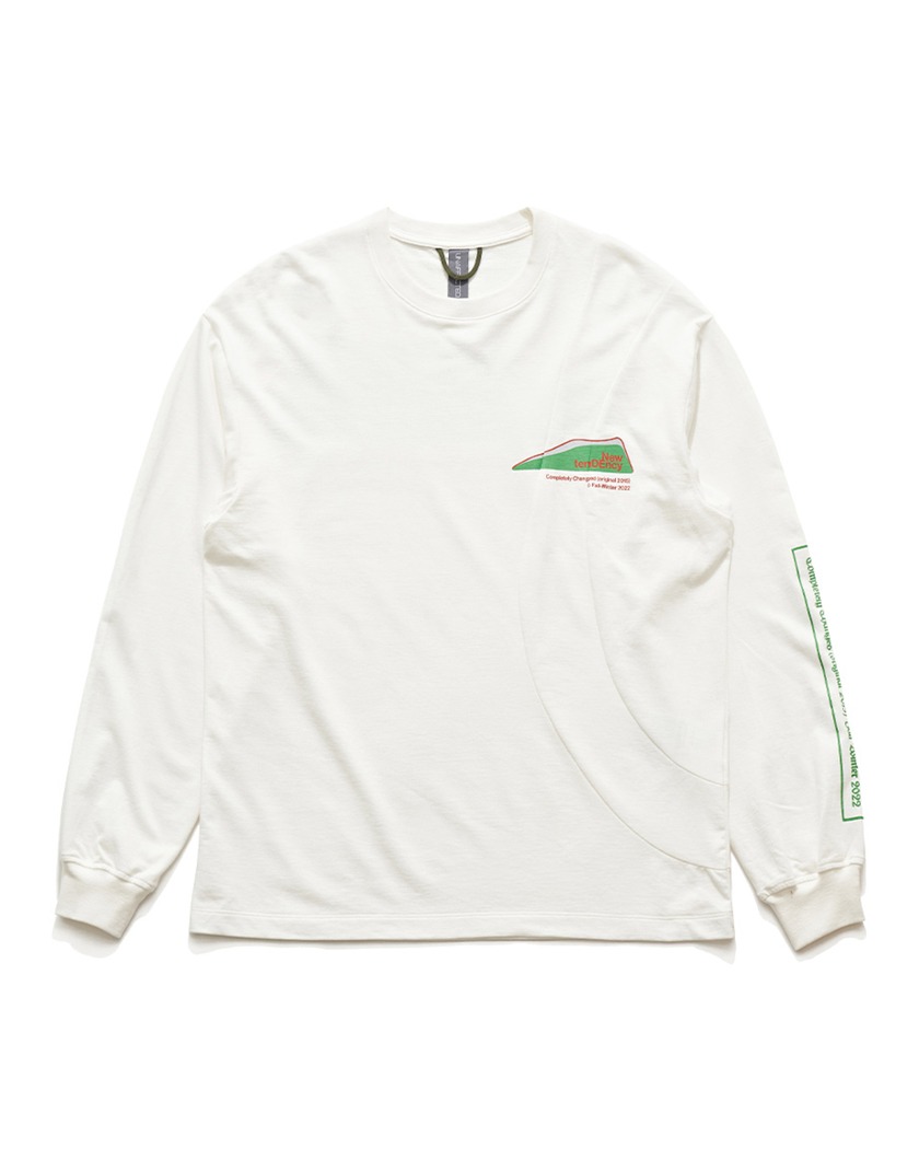 22FW UNAFFECTED WIGGLE CUT LONG SLEEVES OFF WHITE