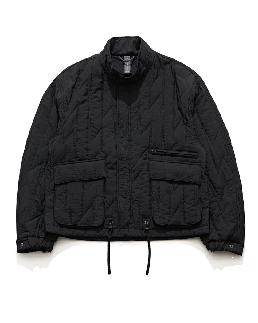 22FW UNAFFECTED QUILTED BLOUSON BLACK