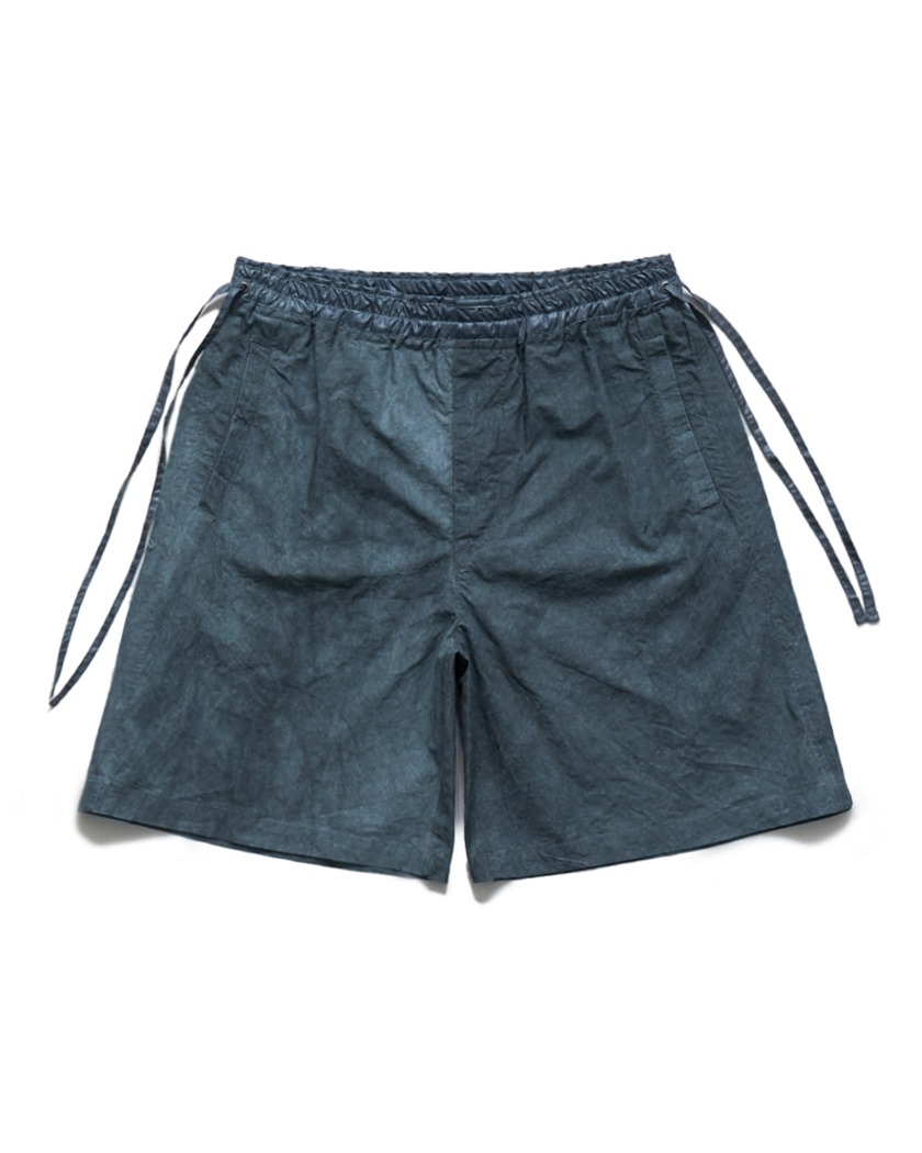 23SS UNAFFECTED RAW EDGED CUT EASY SHORTS CHARCOAL