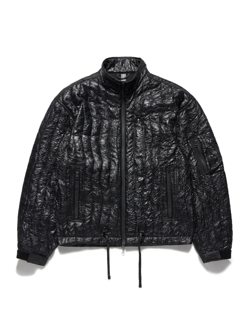 23FW UNAFFECTED PARACHUTE QUILTED BLOUSON BLACK