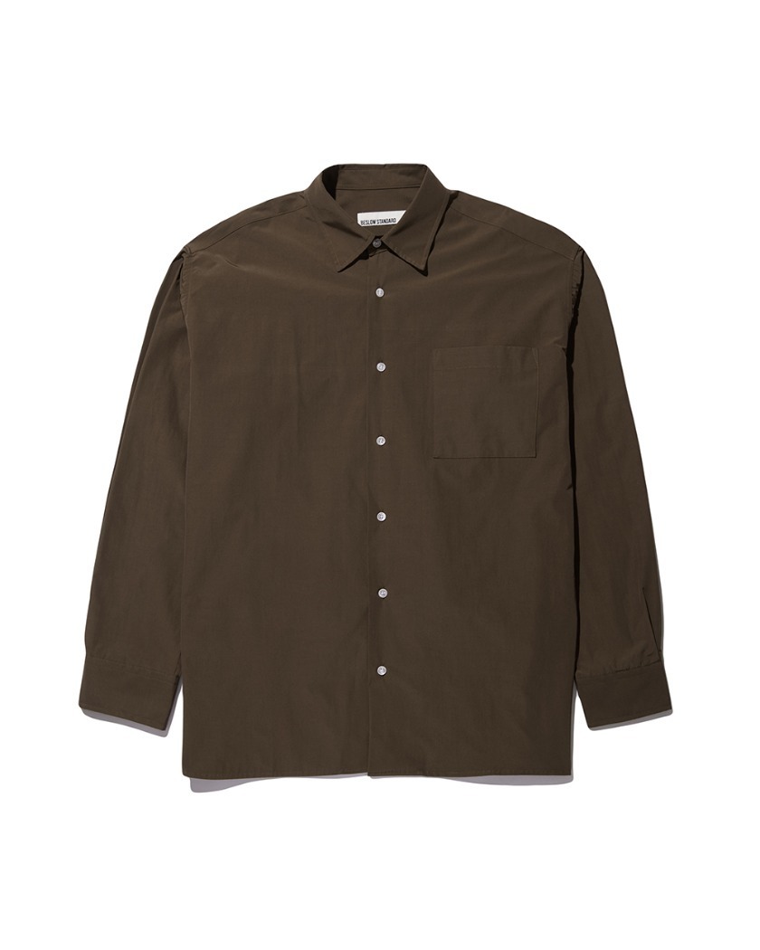 22SS OVERSIZED SHIRKET BROWN